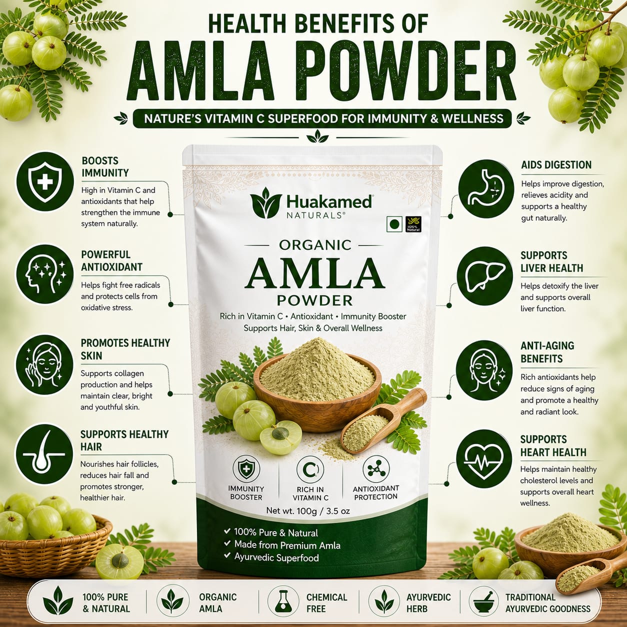 Amla Powder – Premium Natural Herbal Powder