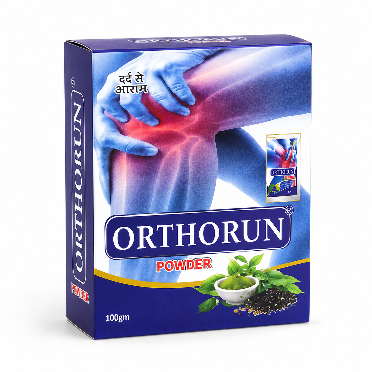 Orthorun Powder | Premium Ayurvedic Joint & Muscle Wellness Powder | Herbal Formula