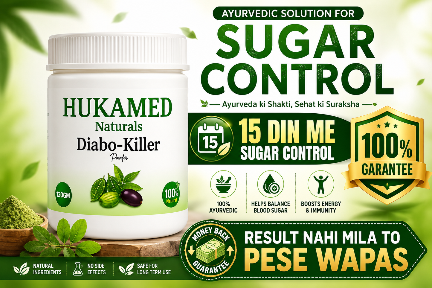 Diabo Killer Powder – Premium Herbal Blend Made with  Ayurvedic herbs