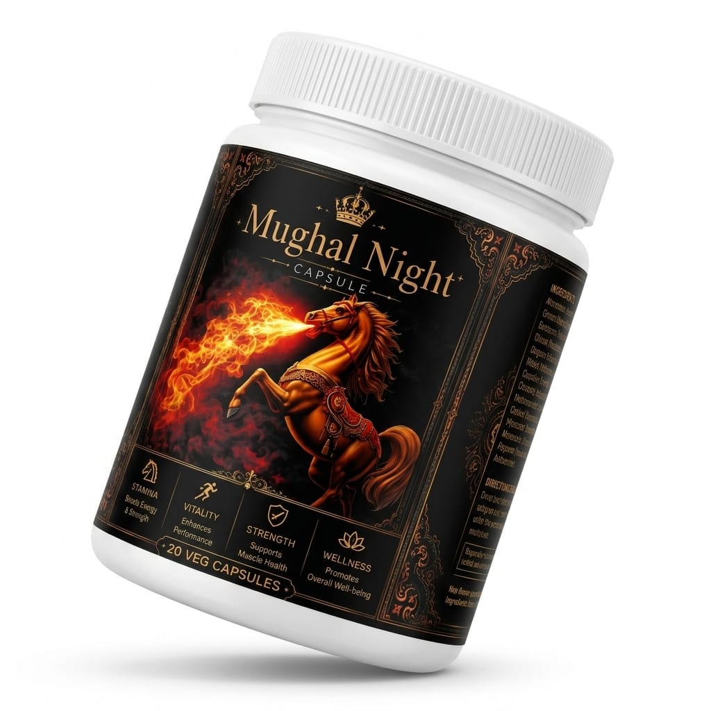 Mughal Nights Capsules – Premium Herbal Wellness Formula | Hukamed Naturals