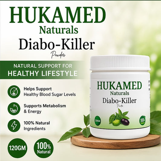 Diabo Killer Powder – Premium Herbal Blend by Hukamed Naturals