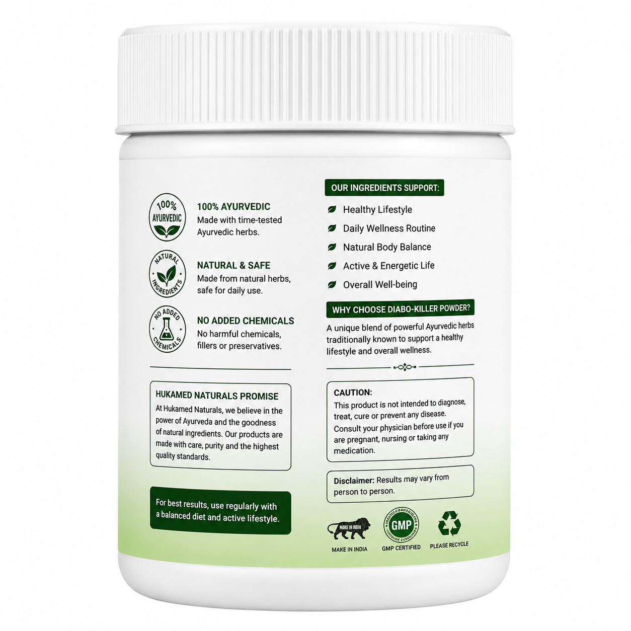 Diabo Killer Powder – Premium Herbal Blend by Hukamed Naturals
