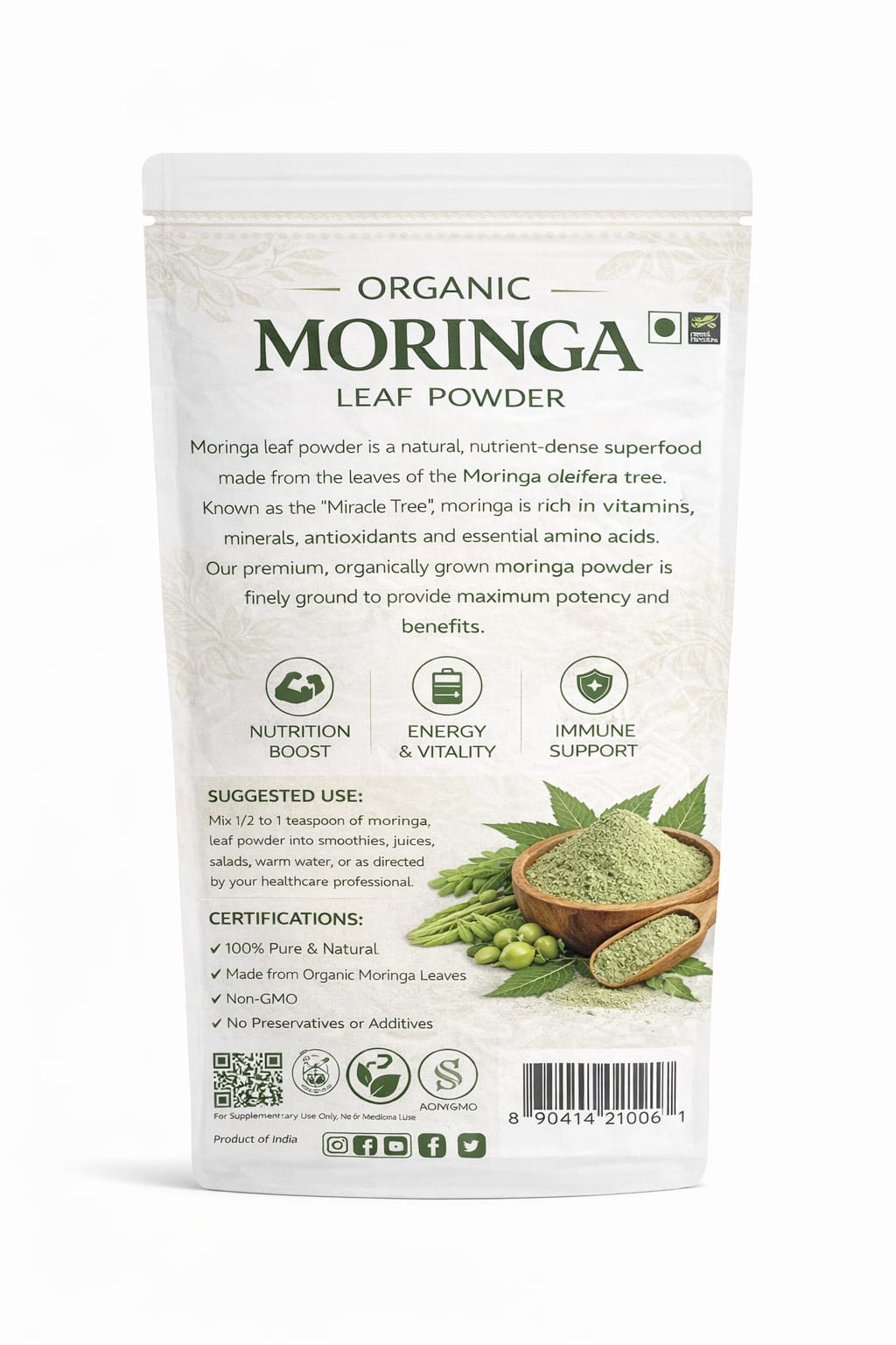 Moringa Powder – Premium Herbal Superfood